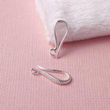 Заготовка для серег 16мм арт.ИВ-223 серебро