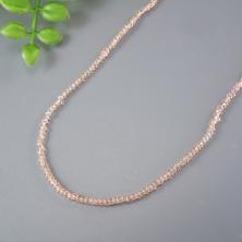 Бусины гран. стекло "Рондель" 2*1,5мм 31см арт.ФУ-10506 фреш