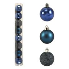 Набор из  8-ми елочных шаров 5,0см арт.ФУ-11414