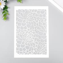 Трафарет пластик "Цветочный узор" 24*16см арт.9490167