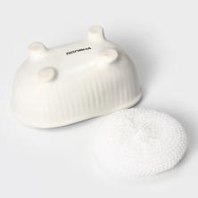 Подставка под губку "Переплетение" 14*7,5*8см арт.1113355 (с губкой)