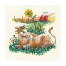 1829 "Первая красавица" Набор для вышивания мулине "Риолис" 60*30см