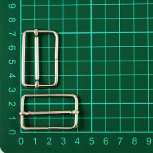 Пряжка регулировочная металл 35*20*2,5мм арт.TSW никель