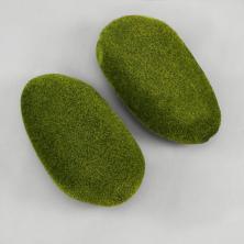 Мох декоративный "Камушки" 15*8см арт.103389 зеленый (2шт)