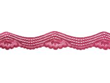 Кружево стрейч  33мм арт.BL-13 166-т.розовый