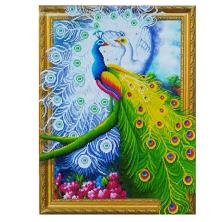 "Павлины 5D" 40*50см арт.0467 LT Картина стразами на подрамнике