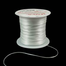 Резинка для бисера 1мм арт.DS белый (18м)