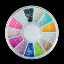 Декор Полубусины карусель 2мм арт.476257 ассорти (13г)