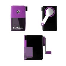 Точилка с контейнером и с механизмом крепления к столу арт.1013728 фиолетовый (1отверстие d-8мм)