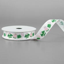 Лента атласная 12мм арт.ALP-122 G3/001 одежда/белый (3м)