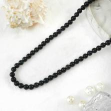 Бусины "Авантюрин" 6мм 38см арт.17383 т.синий (64бусины)