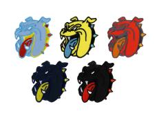 Термоаппликация "Бульдог" 67*53мм арт.4010/8 ассорти