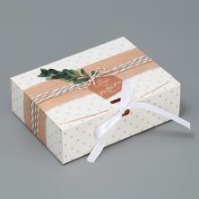 Коробка крафт "Прямоугольник" 16,5*12,5*5см арт.4532941