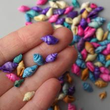 Ракушки  6-13мм ассорти арт.DRF-009 "Nassa Dyed Asstd" (100гр)