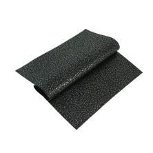 Кожа искусственная 21*30см 0,5мм арт.SF-7325 черный/серебро-4 (1лист)