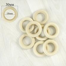 Кольцо дерево без покрытия 30мм сосна арт.4138203