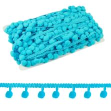 Тесьма с помпонами 21мм d-10мм арт.302