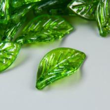 Лист акрил 10*18мм арт.2985564 зеленый (80шт)