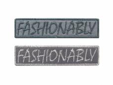Термоаппликация "Fashionably" 87*21мм арт.14676Р