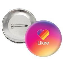 Значок "Likee" №09 d-56мм