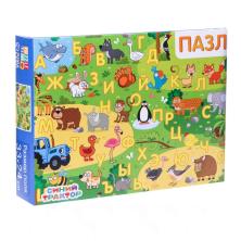 Пазл картон "Изучаем алфавит" 19*14см арт.7673625 (60 элементов)