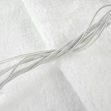Канитель жесткая 1,0мм арт.94-186 серебро (5гр)