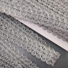 Тесьма металлизированная 35мм арт.1408