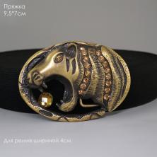 Пряжка металл "Тигр" 96*69/40мм арт.ФУ-0748