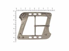 Пряжка металл 73*59/40мм арт.9823 т.никель
