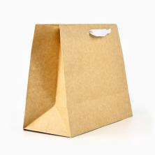 Пакет крафт с пластик.окном 