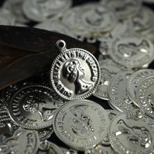 Монетки 15мм арт.8929 серебро