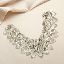 Украшение пришивное "Цветы" 250*250мм арт.B-009-1