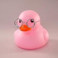 Очки круглые 3,5*2,5см без стекла арт.7728292 серебро