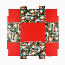 Коробка "Прямоугольник" 31*25,5*16см "Ёлочные шары" арт.10353916