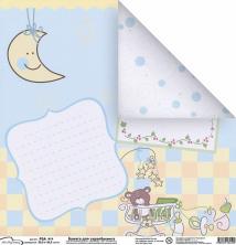 Бумага двусторонняя 30,5*30,5см 180гр/м арт.PSA