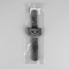 Игольница на браслете "Кошка" 23*6,5*3см арт.3604520 серый