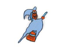 Термоаппликация "Ведьма на метле" 63*40мм арт.4010/34