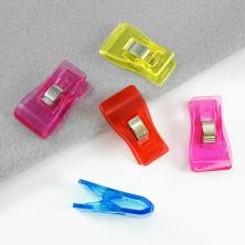 Клипсы для фиксации 33*18/9мм арт.302-712 пластик (5шт)