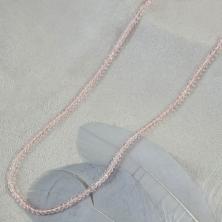 Бусины гран. стекло "Рондель" 3*2,5мм 37см арт.ФУ-10506 св.роз (140бусин)