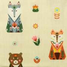 Ткань Peppy 50*55см 146г/кв.м арт.ЛЖ "Лесные жители" 04-бежевый