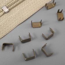 Ограничитель на молнию (нижний) Т.5 арт.9915536 антик