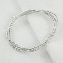 Канитель жесткая 1,2мм арт.559932 серебро (5гр)
