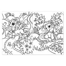 Раскраска "Мир единорогов" 21*31см арт.4662378 (16стр)