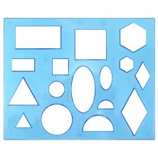 Трафарет "Геометрические фигуры №1" 20,5*16,5см арт.12C 836-08