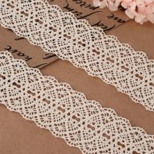 Тесьма вязаная 45мм арт.9642160 бежевый