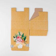 Коробка крафт 15*15*7см 