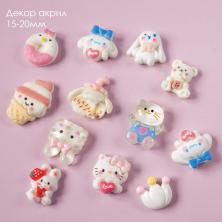 Декор акрил 15-20мм арт.ИВ-1075 микс(12шт)