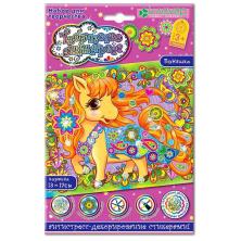 Аппликация стикерами 