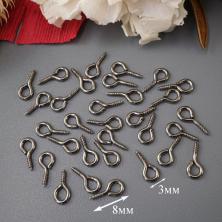 Штифт с резьбой 10мм арт.ФУ-11830 ч.никель