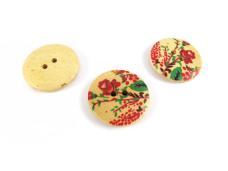 Пуговица дерево арт.CTW-1069 25мм 40L